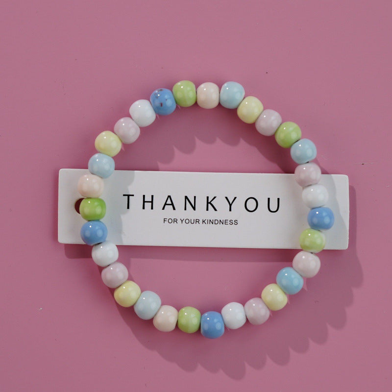 Heart-Shaped Beaded Bracelet Bowlift