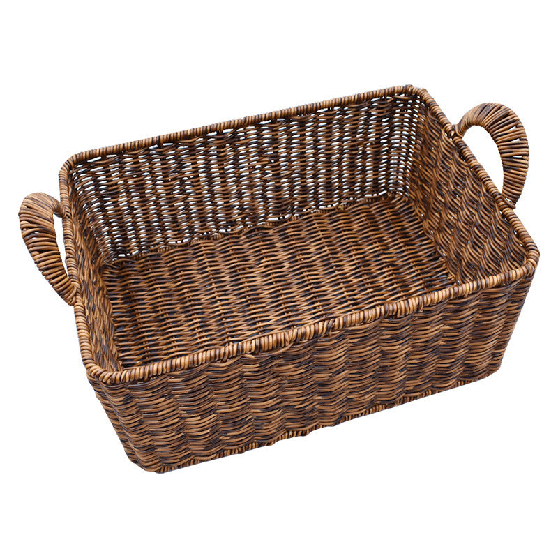Natural Woven Storage Basket Bowlift
