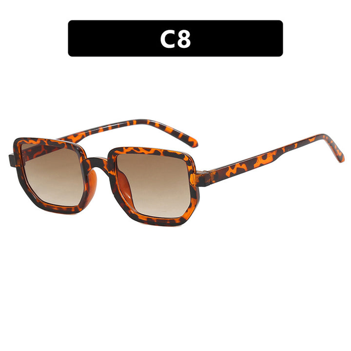Women's geometric sunglasses with stylish frame and protective lenses Bowlift