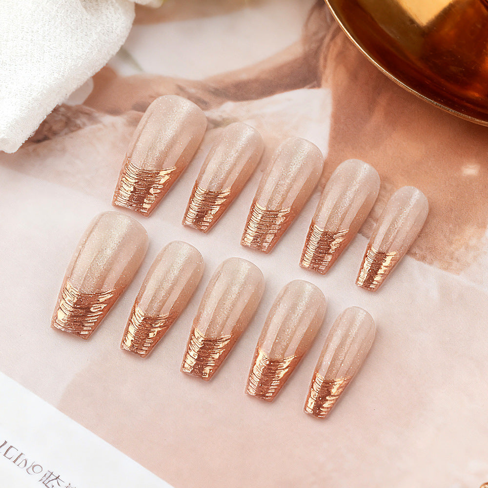 Glamorous Sculpted Press-On Nails Bowlift