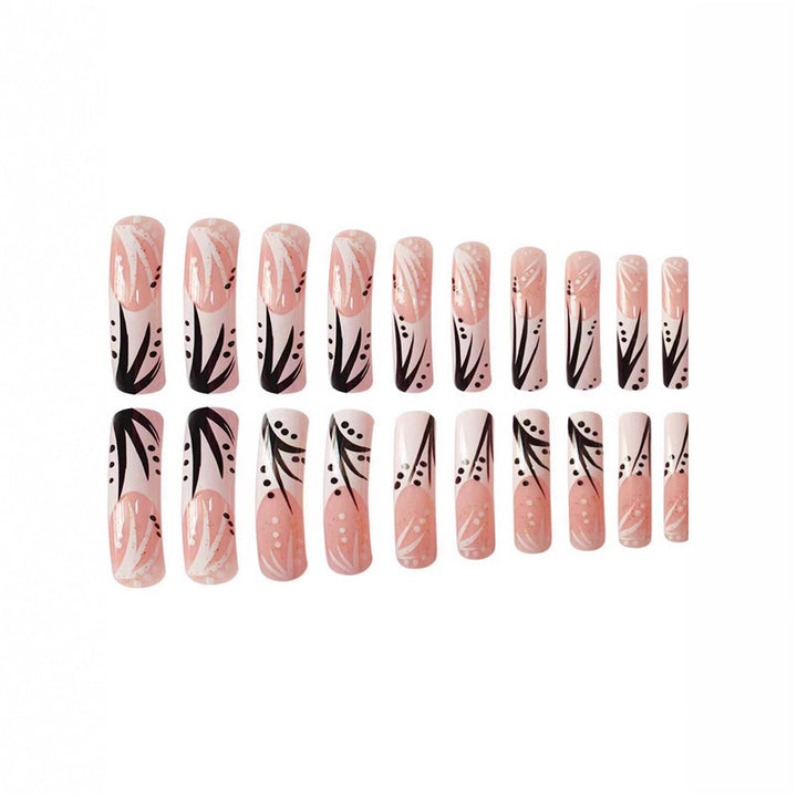 Decorative Long-Length Nail Art Bowlift