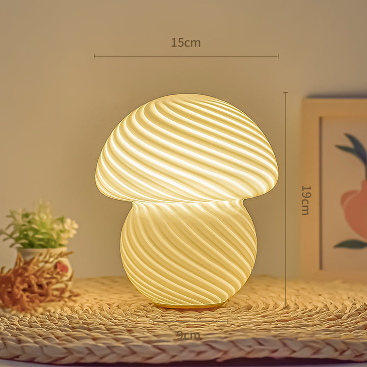 Sculptural Mushroom Table Lamp