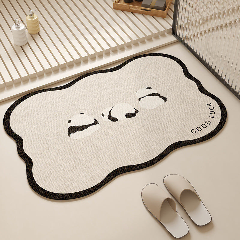 Playful Design Bathroom Mat