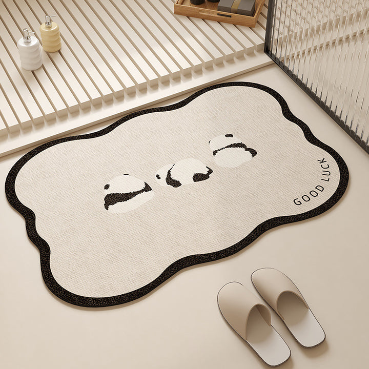 Playful Design Bathroom Mat