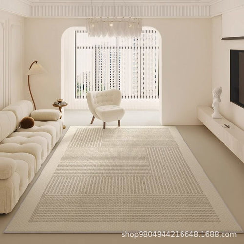 Textured Geometric Area Rug