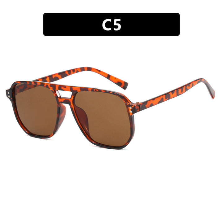Women's oversized sunglasses with geometric design and UV protection Bowlift