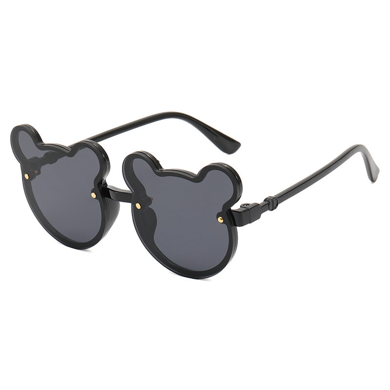 Women Playful Bear Shape Sunglasses Bowlift