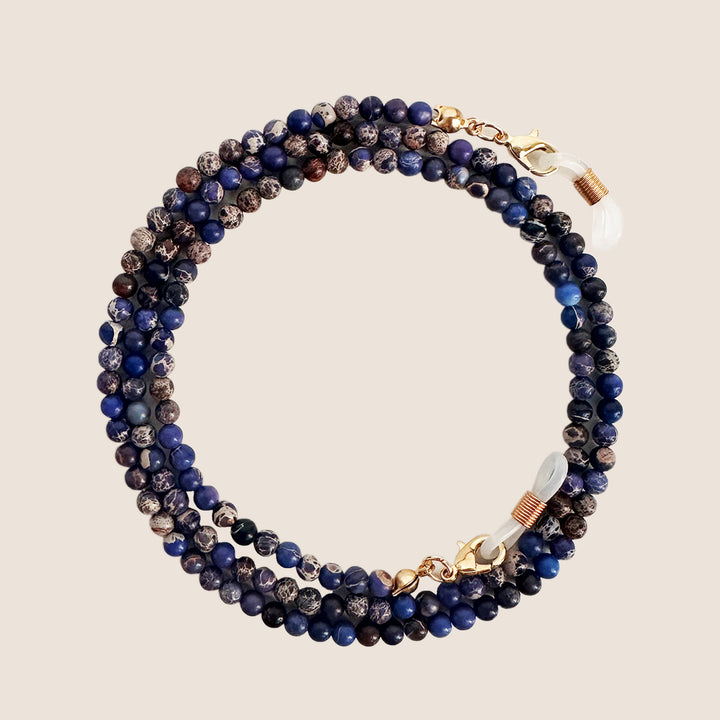 Multi-Layered Bead Eyewear Chain Bowlift