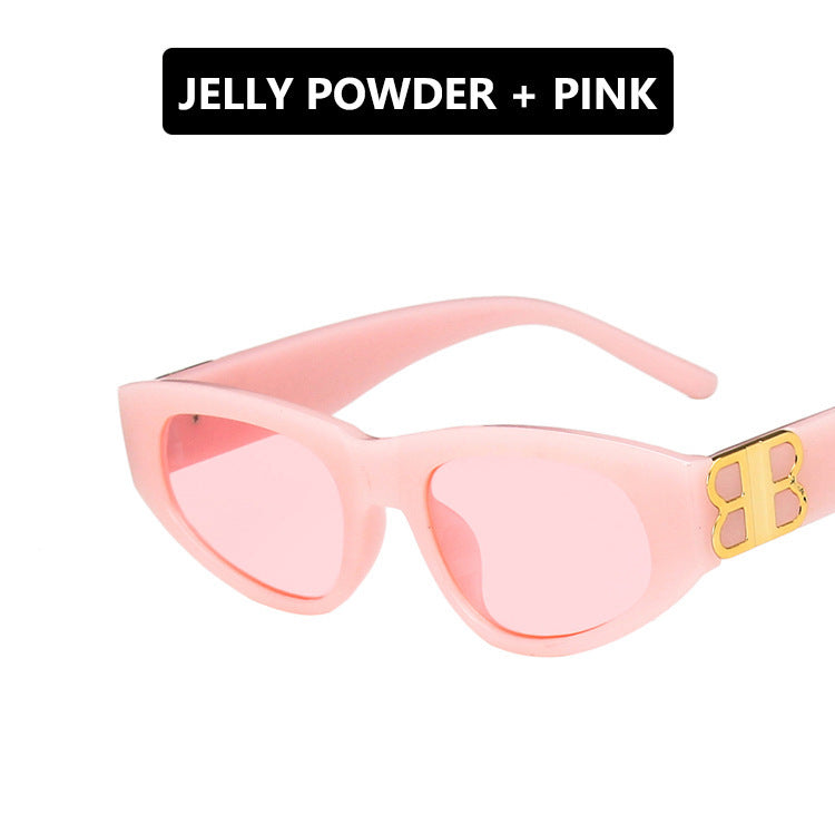 Women's fashionable cat-eye sunglasses with luxurious accents Bowlift