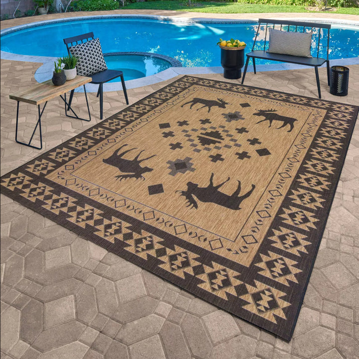 Multi-Colored Outdoor Area Rug