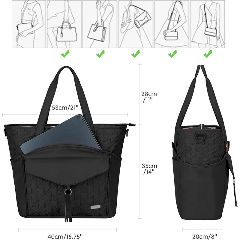 Practical handbag with multiple compartments Bowlift