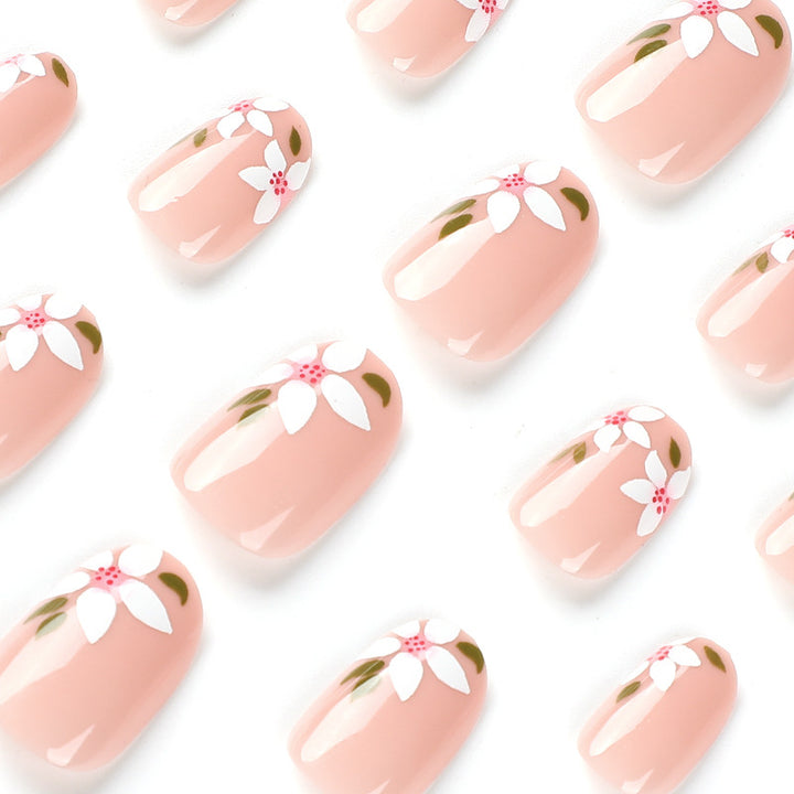 Artful Nail Art with Floral Accents Bowlift