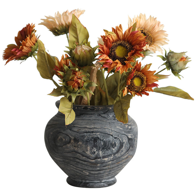 Artificial Sunflower Bouquet Bowlift