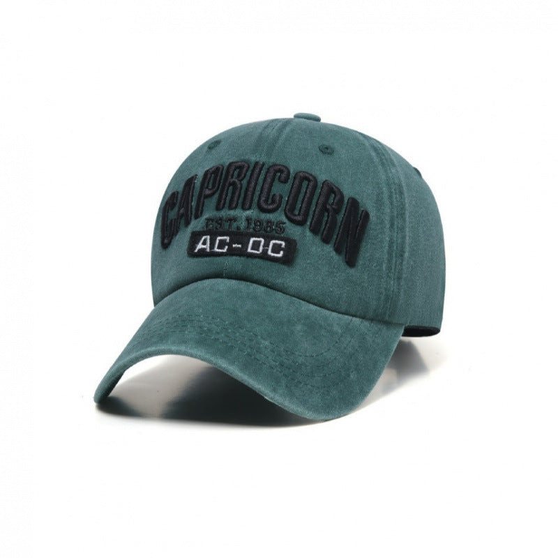 Men's Embroidered Cotton Baseball Cap Bowlift