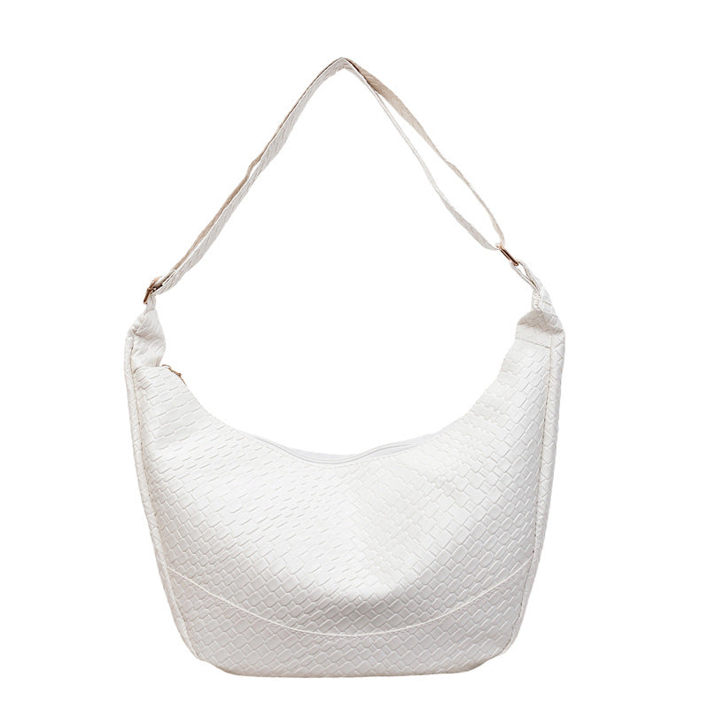 WoWoven Textured Hobo Handbag Bowlift