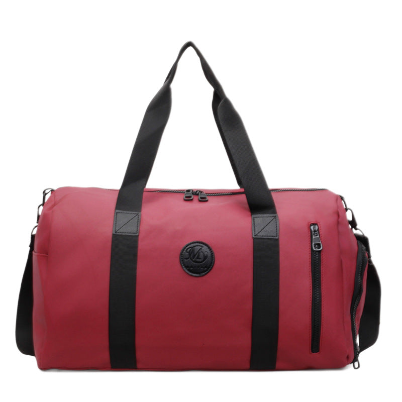 Sporty travel bag with reinforced zipper and side pocket Bowlift