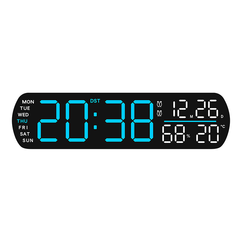 Digital multifunction alarm clock with large LED display Bowlift