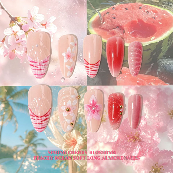 Floral Art Press-On Nail Tips Collection Bowlift