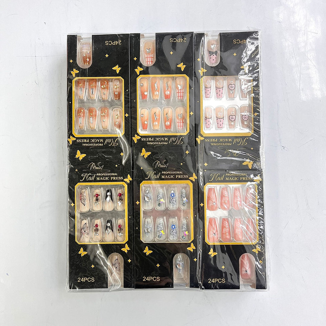 Artistic Press-On Nail Collection Bowlift
