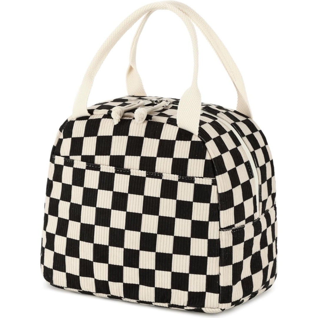 Insulated Strawberry Print Lunch Bag Bowlift