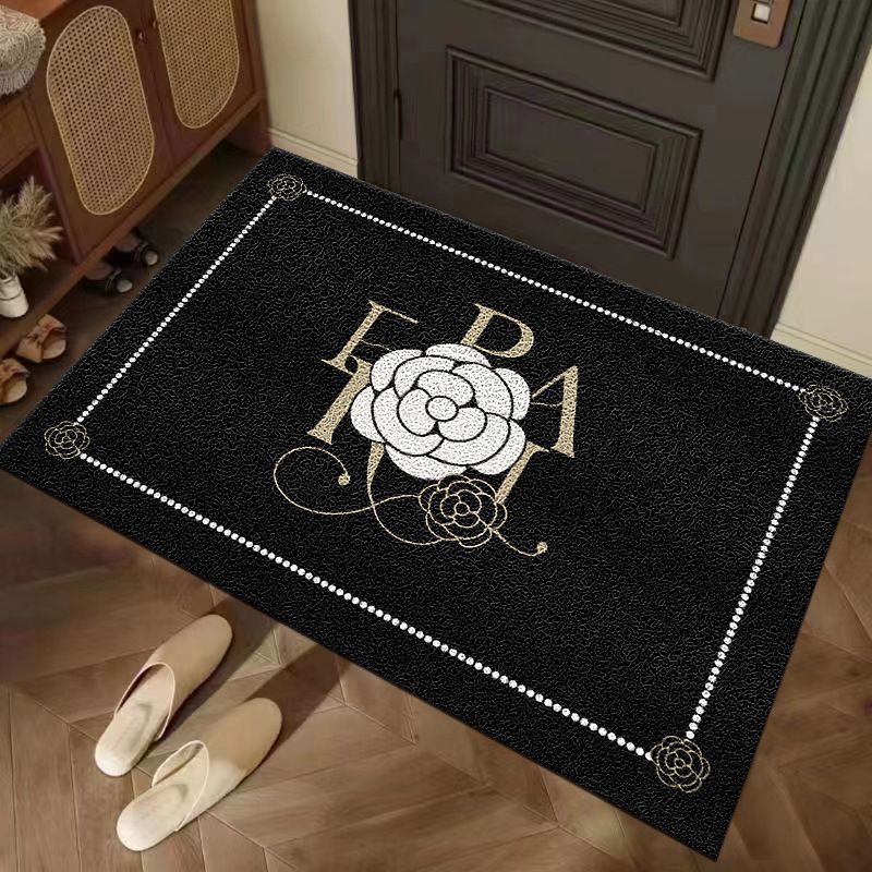 Playful Character-Themed Welcome Mat