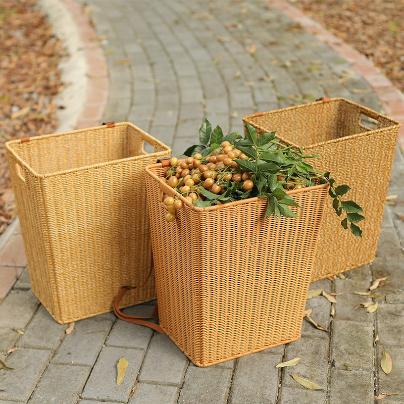 Handcrafted Woven Laundry Hamper Bowlift