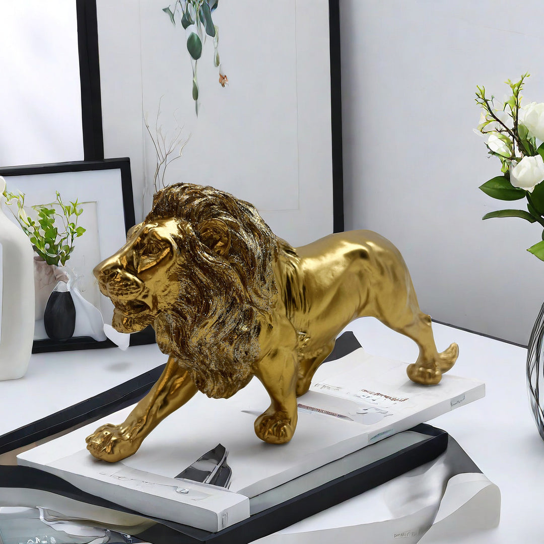 Decorative lion figurine in modern style Bowlift