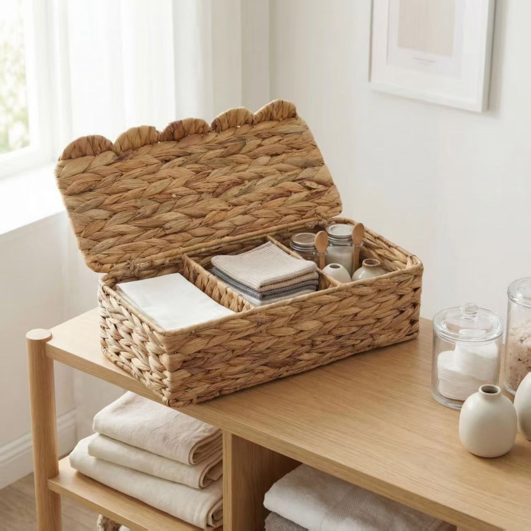 Storage basket with lid Bowlift