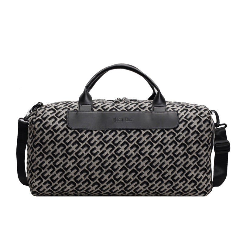 Elegant Patterned Travel Duffle Bowlift
