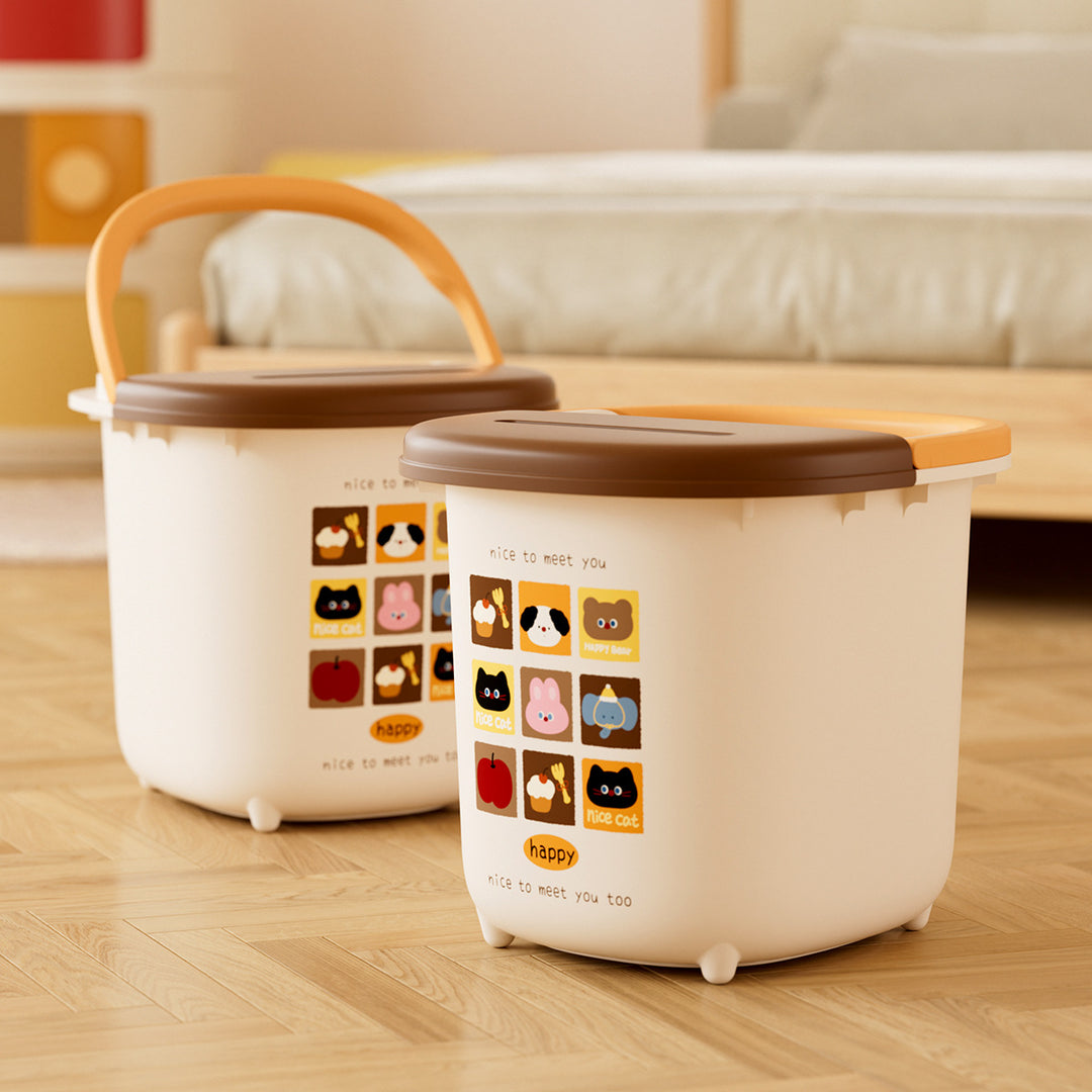 Ladies cute and practical storage container with animal motifs Bowlift