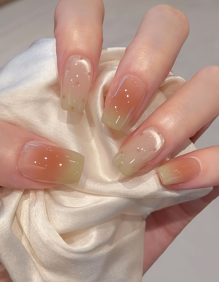 Elegant Square Gel Press-On Nails Bowlift