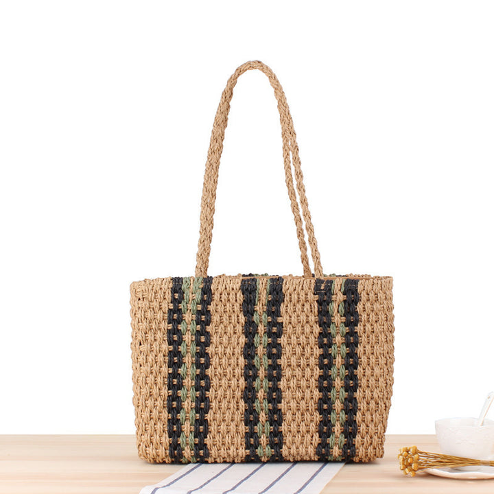 Beach bag in elegant woven style Bowlift