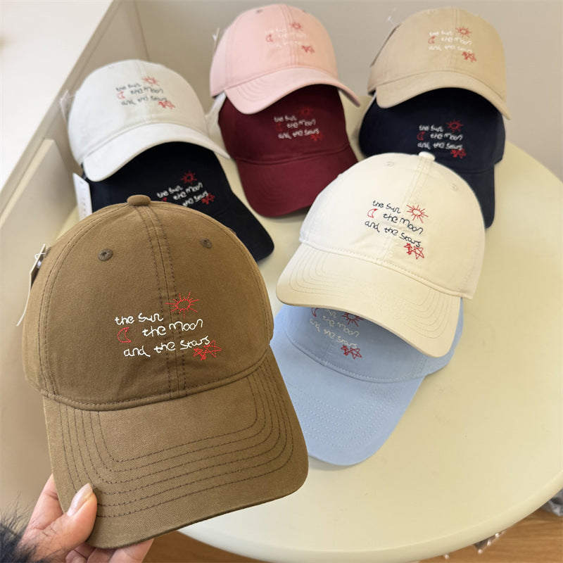 Women's Casual Embroidered Dad Cap Bowlift