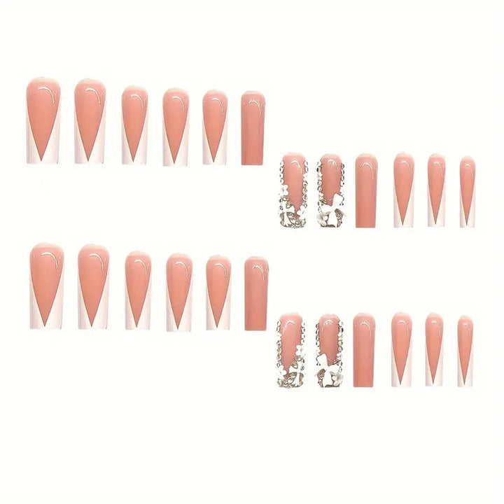 Glamorous Long Stiletto Press-On Nail Set Bowlift