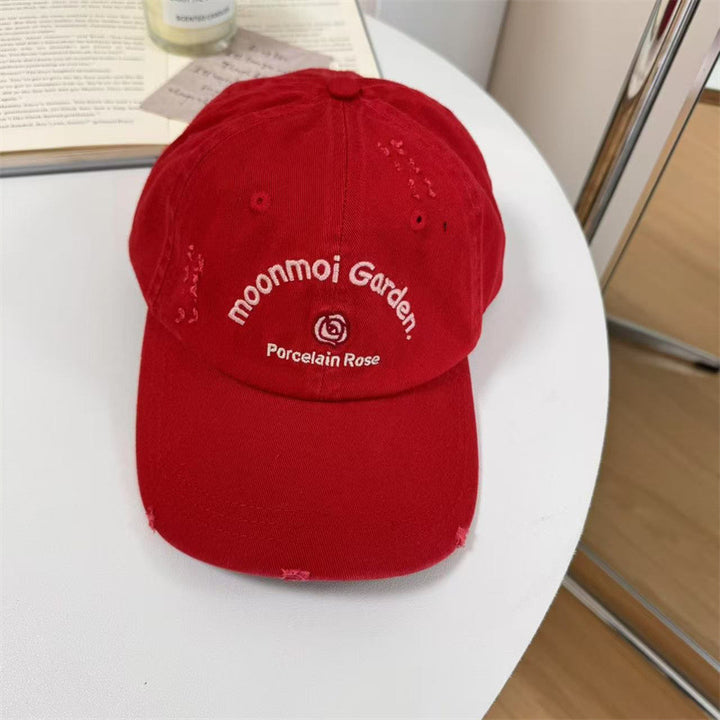 Men's Vintage-Inspired Distressed Baseball Cap Bowlift