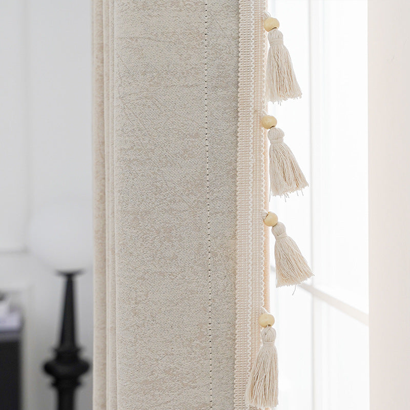 Decorative curtain with tassel trim Bowlift