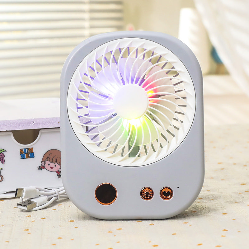 Women Portable Table Fan with Digital Control Bowlift