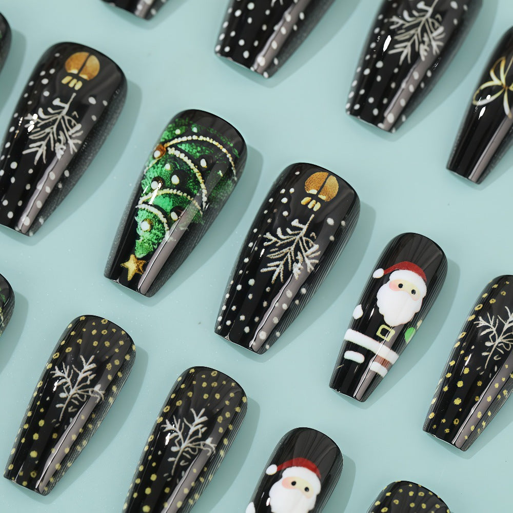 Christmas Art Nails Bowlift