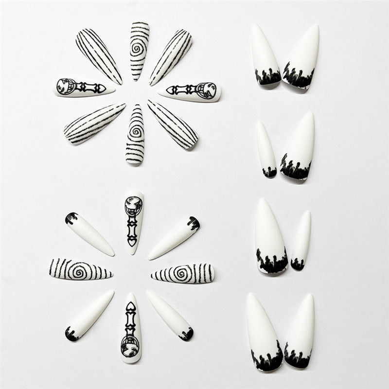 Artistic Thematic Press-On Nail Enhancements Bowlift