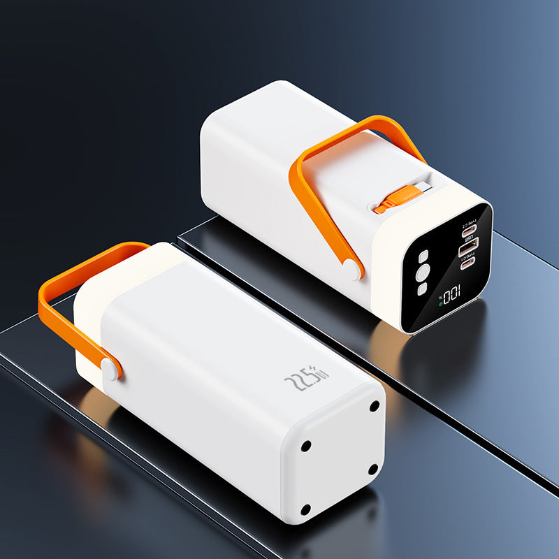 Portable power bank with intelligent charging concept and digital capacity display Bowlift