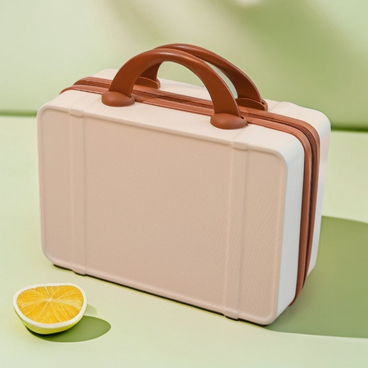 compact hard-shell cosmetic and travel vanity case with dual top handles Bowlift