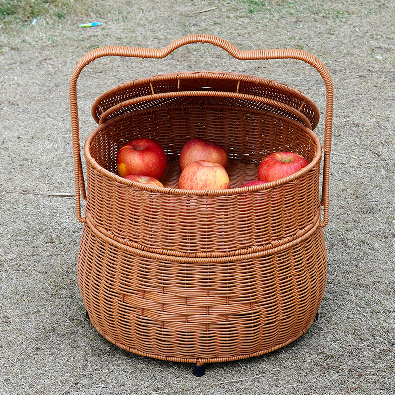 Ladies decorative laundry basket with lid and handle Bowlift