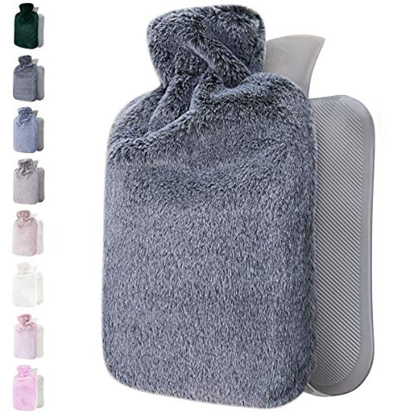 Plush Hot Water Bottle with Cover Bowlift