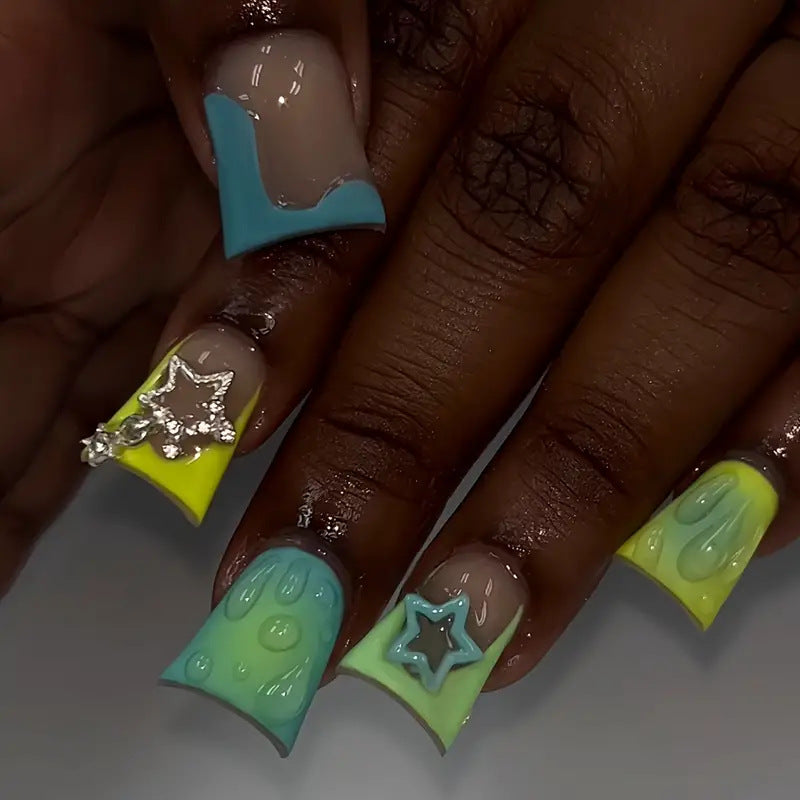 Creative Press-On Nail Art Set Bowlift