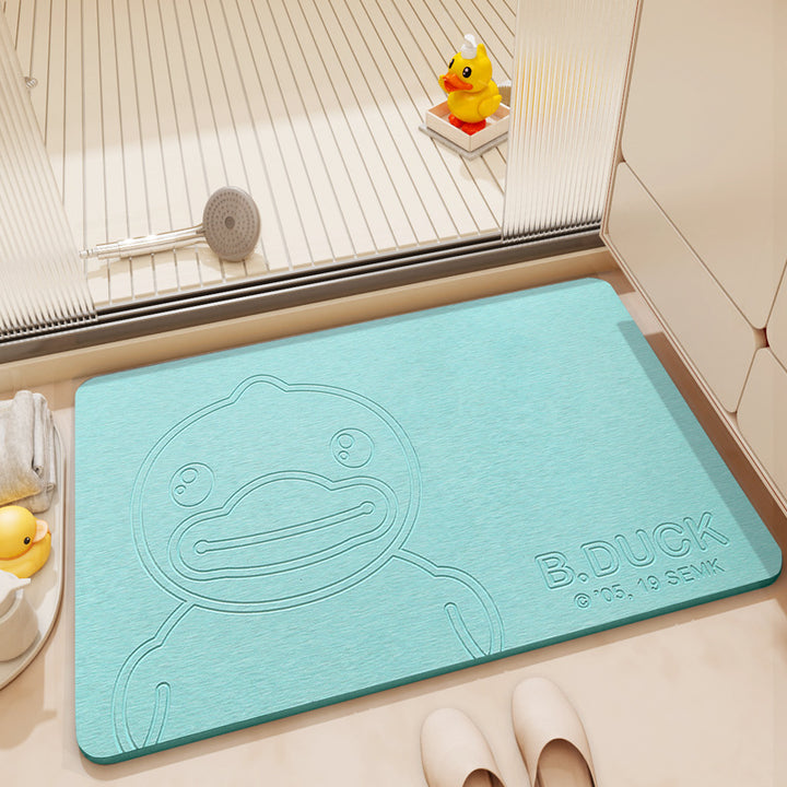 Playful Cartoon Bath Mat Bowlift