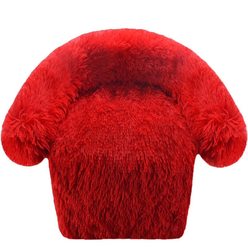 Ultra-Soft Plush  Lounge Chair  Dog Bed