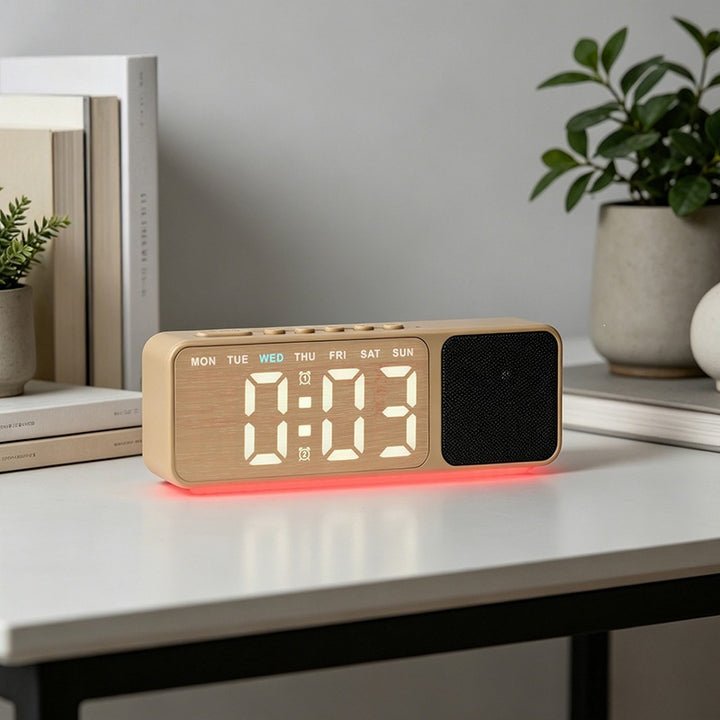 Digital Alarm Clock Bowlift