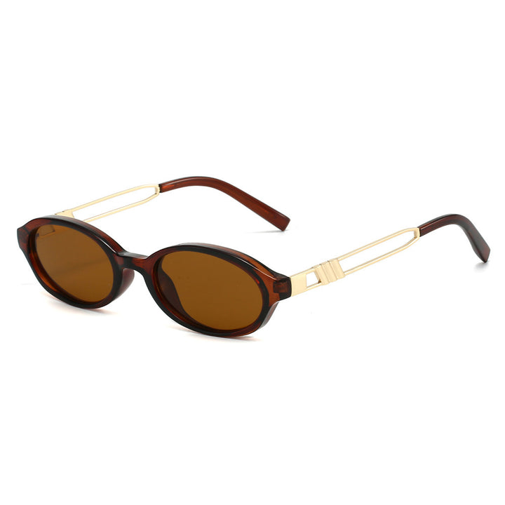 Chic Oval Frame Sunglasses Bowlift