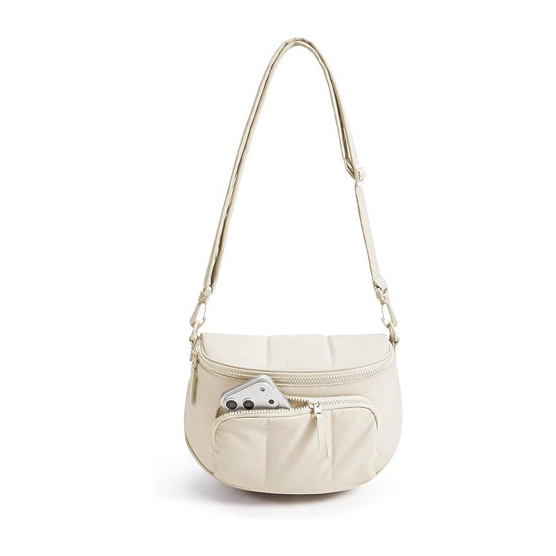 Stylish shoulder bag with detachable shoulder strap and versatile compartments Bowlift