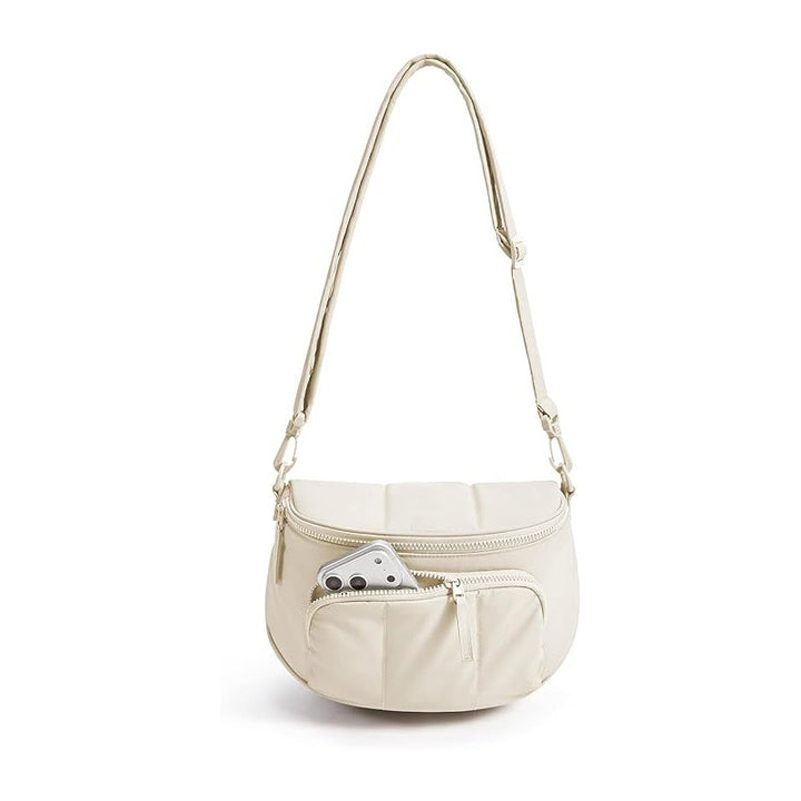 Stylish shoulder bag with detachable shoulder strap and versatile compartments Bowlift